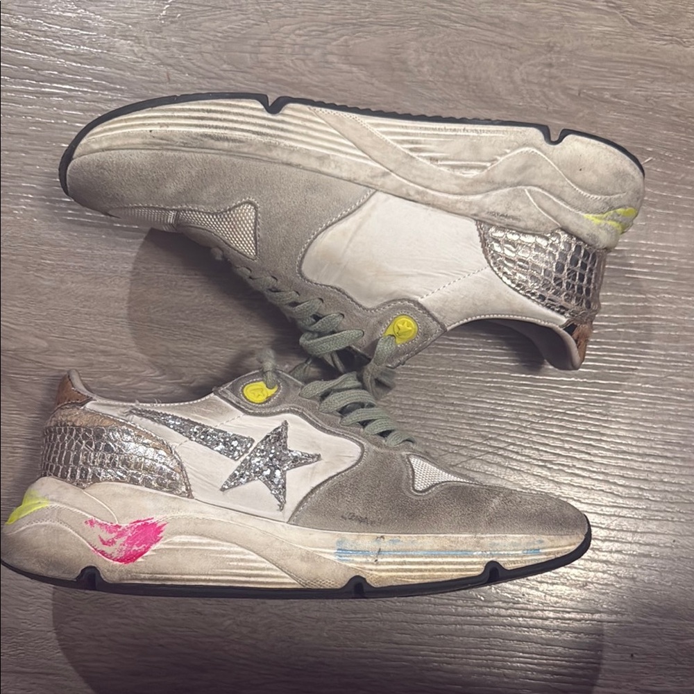 Authentic Golden Goose Running Sole Sneakers 38
